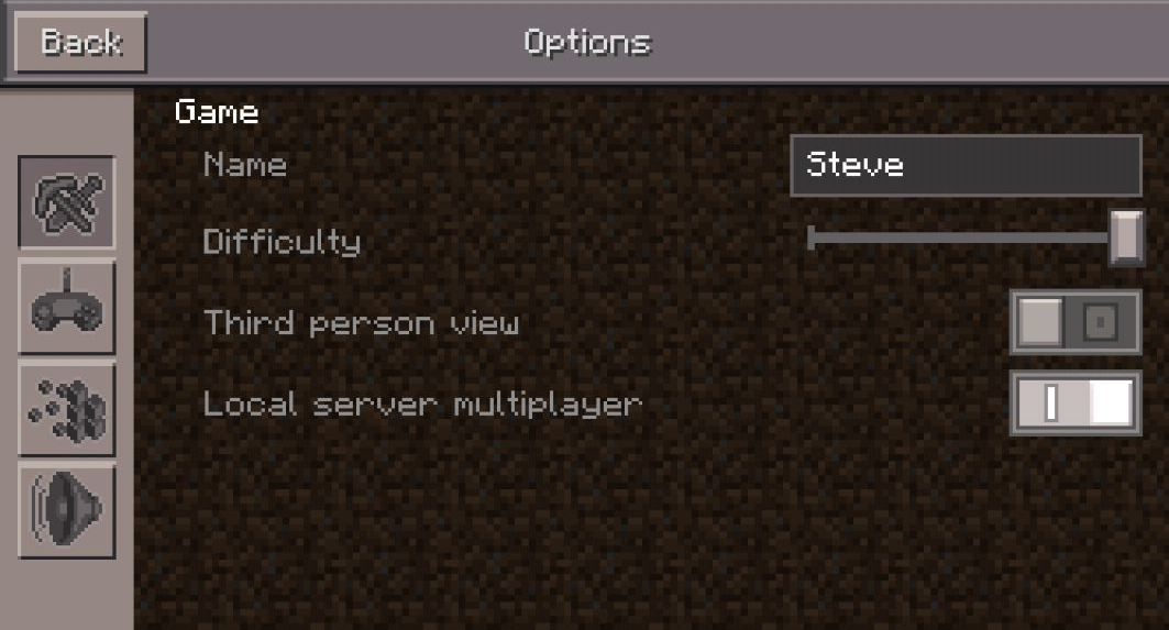 MCPE-Alpha070-OptionsMenu.png
