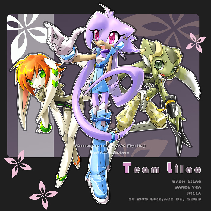 Team Lilac II, drawn by Ziyo Ling. Milla's design would be taken from this artwork.