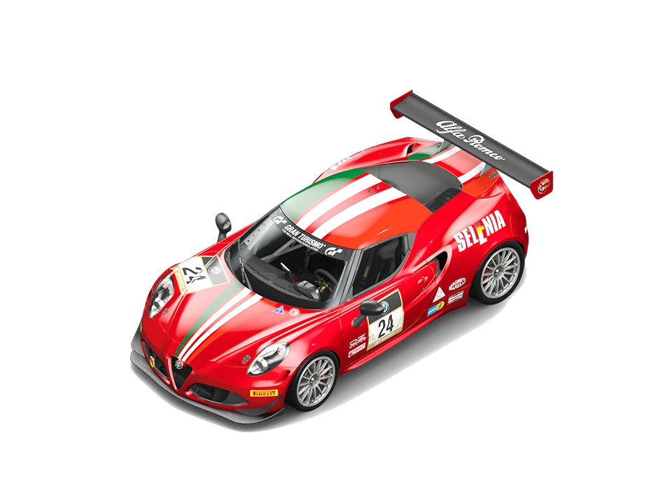 Alfa Romeo 4C Gr.4; note the completely different livery. Alfa Romeo 4C Gr.4; note the completely different livery.