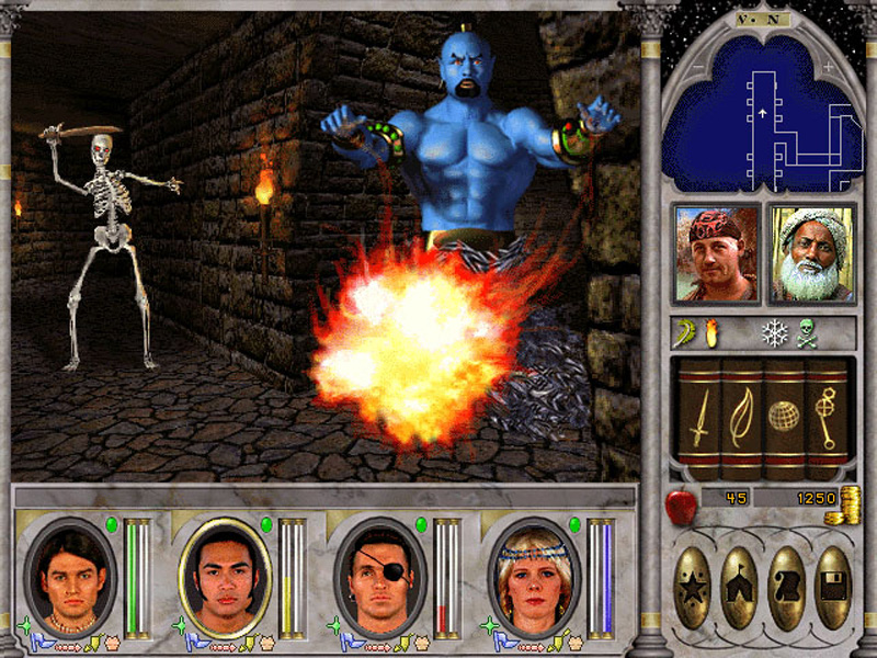 Castle Kriegspire. Seems to be a mock-up of creatures renders and spells effects.