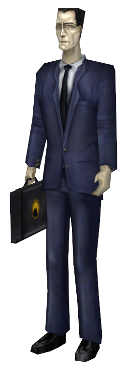 Half-Life G-Man model, used in the first demonstration video and e3_techdemo1.