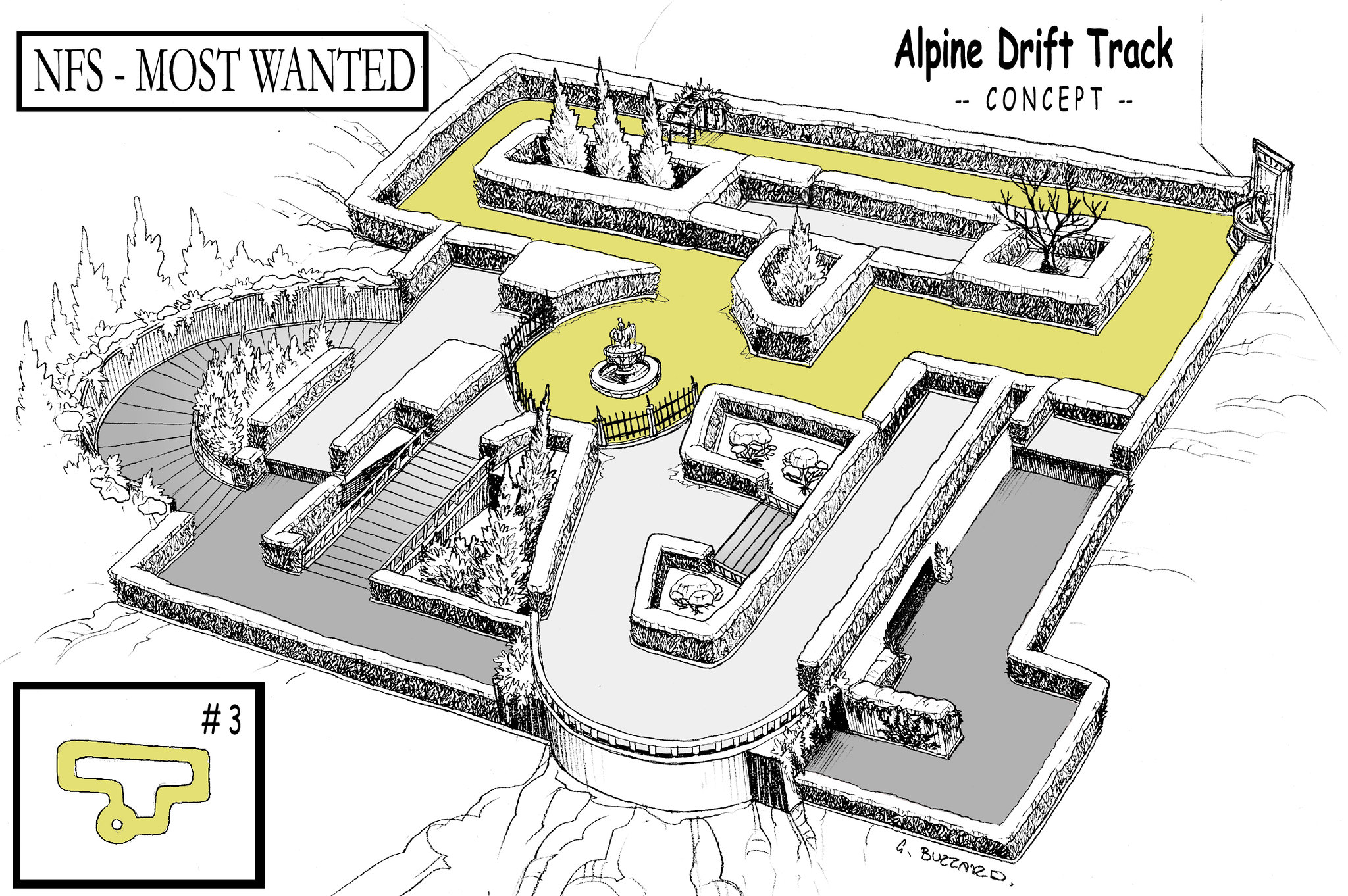 Most Wanted was supposed to have drift mode after Underground 2 & before Carbon. Was scrapped for unknown reasons. Most Wanted was supposed to have drift mode after Underground 2 & before Carbon. Was scrapped for unknown reasons.