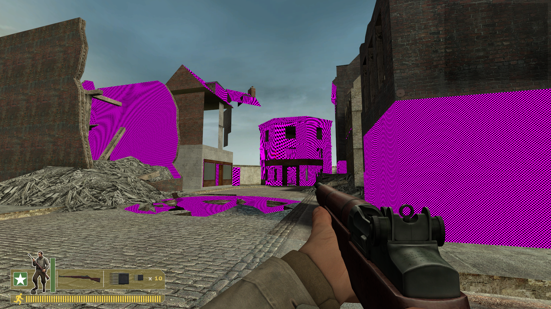 Ground view of the map ingame.