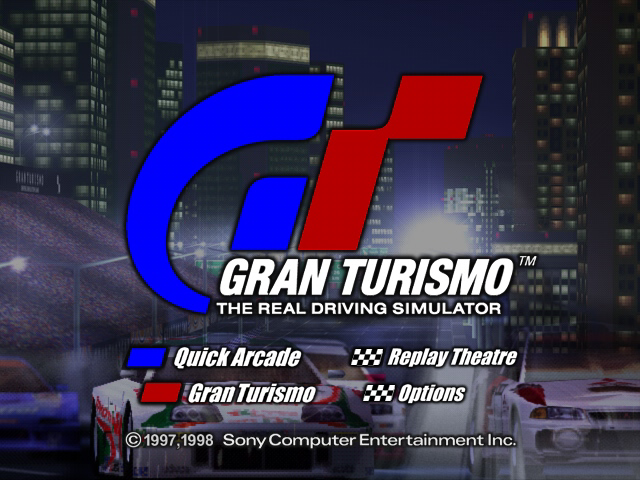 Quick Arcade, Gran Turismo and Replay Theatre! So err... European?