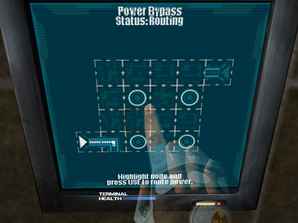 Power moving in a PowerPuzzle.