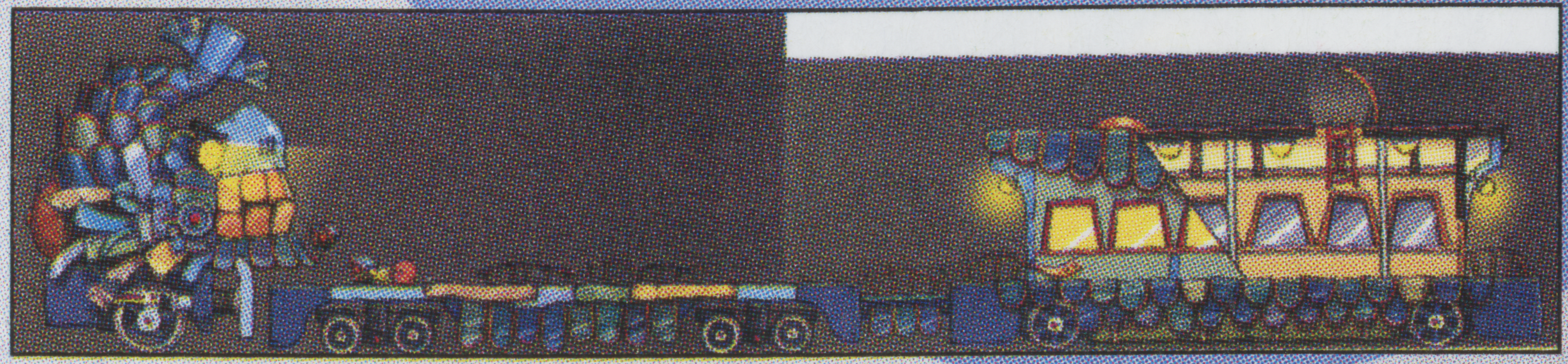 Concept art of a train, most likely a boss. Concept art of a train, most likely a boss.
