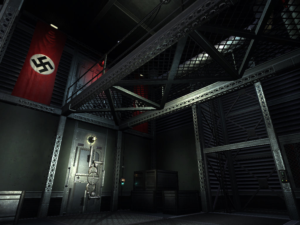Elevator room.