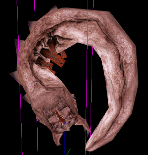 Part of the unused diving into the ground animation. Part of the unused diving into the ground animation.