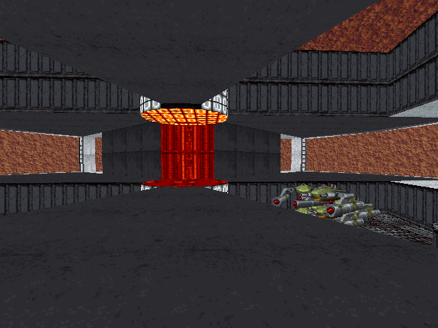 The final room with one switch pressed.