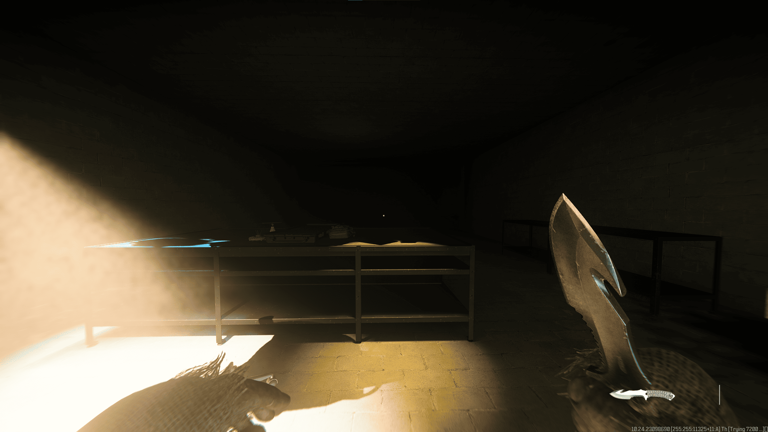 Probably the early loadout table.