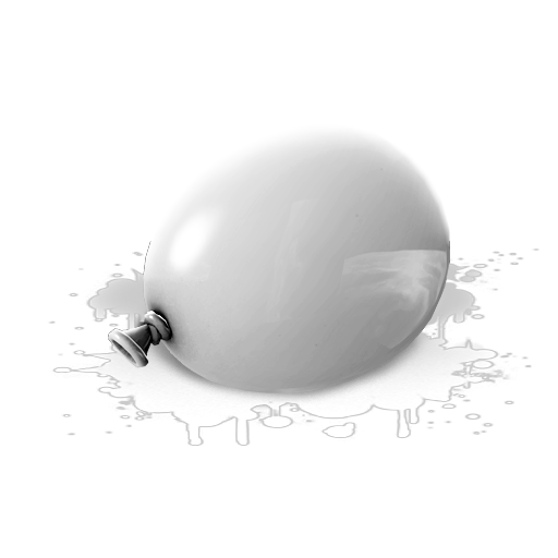 Normal paintable paint bomb.