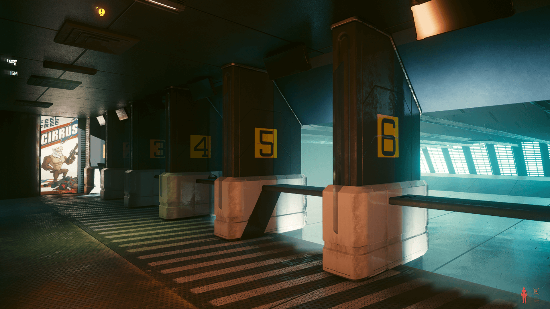 The actual shooting range The actual shooting range