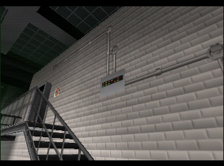 The sat box's texture, but not the prop itself, is used on one of the walls of Facility's bottling room.