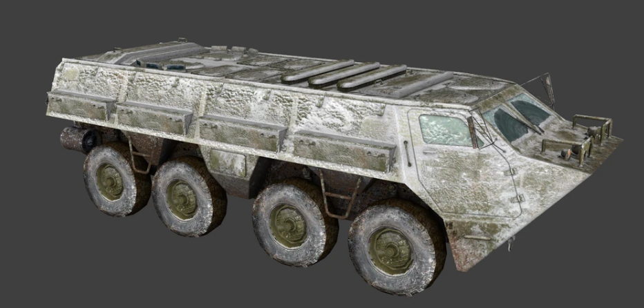 Snowy Armored Personal Carrier Snowy Armored Personal Carrier