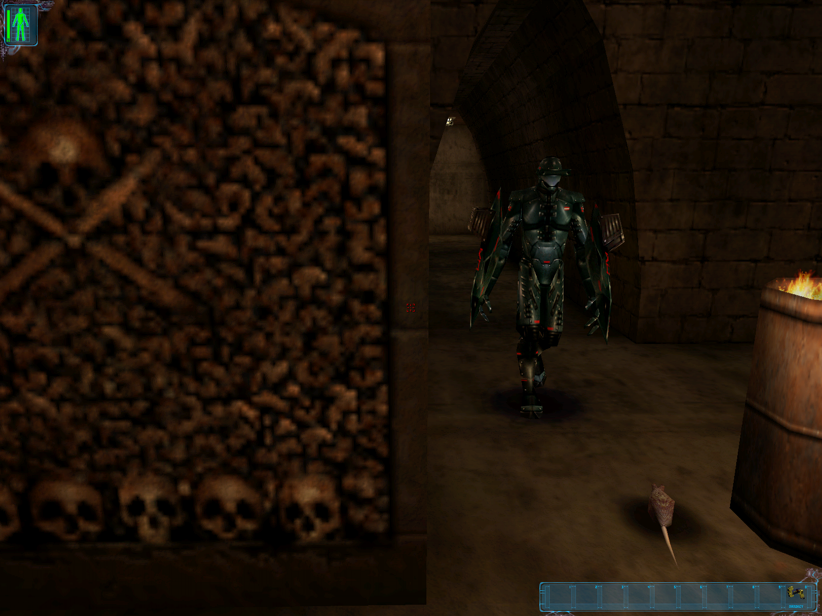 Catacombs with a different entrance to bunker 1.