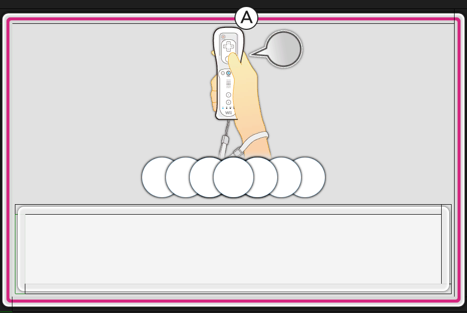 Unused "Hold the Wii remote vertically and press A" graphic