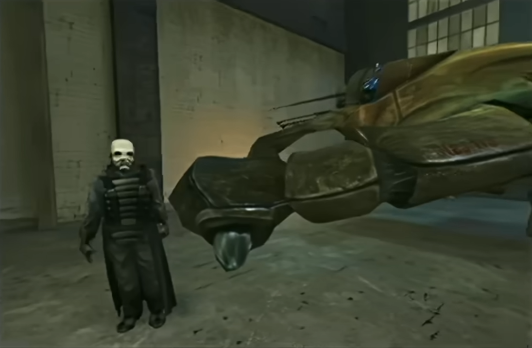 Image of the early Trenchcoat Metrocop from SIGGRAPH 2000. This model has slightly older textures than the one included in the police folder.