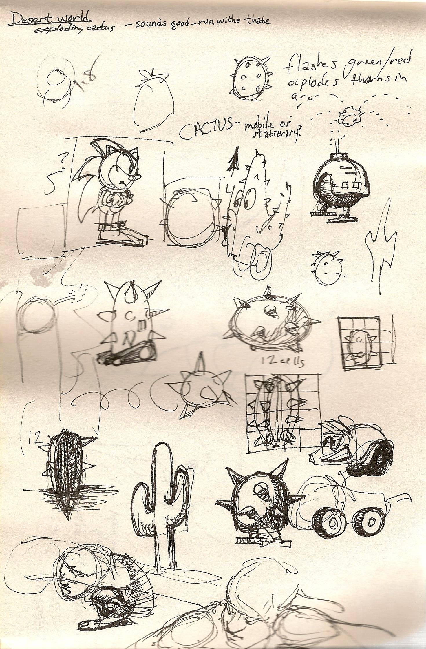 Exploding Cactus and Warthog Exploding Cactus and Warthog