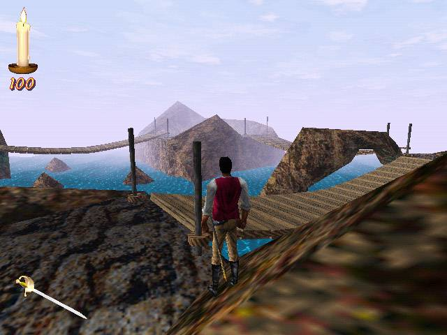 The Spine Bridges that lead to the Isle of N'Gasta.
