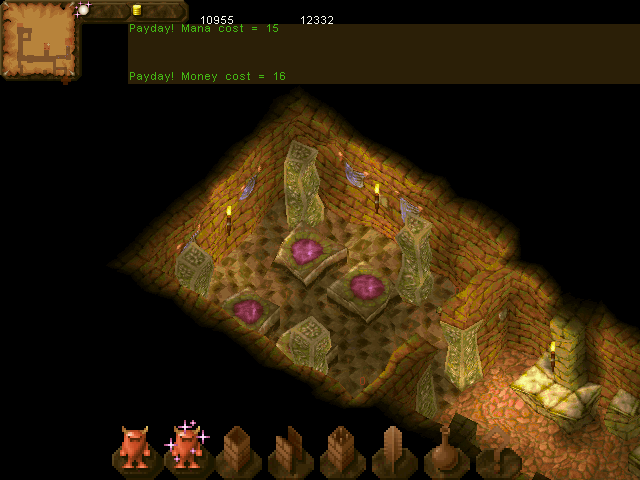 Summoning Chamber, where creatures were purchased using gold or mana Summoning Chamber, where creatures were purchased using gold or mana