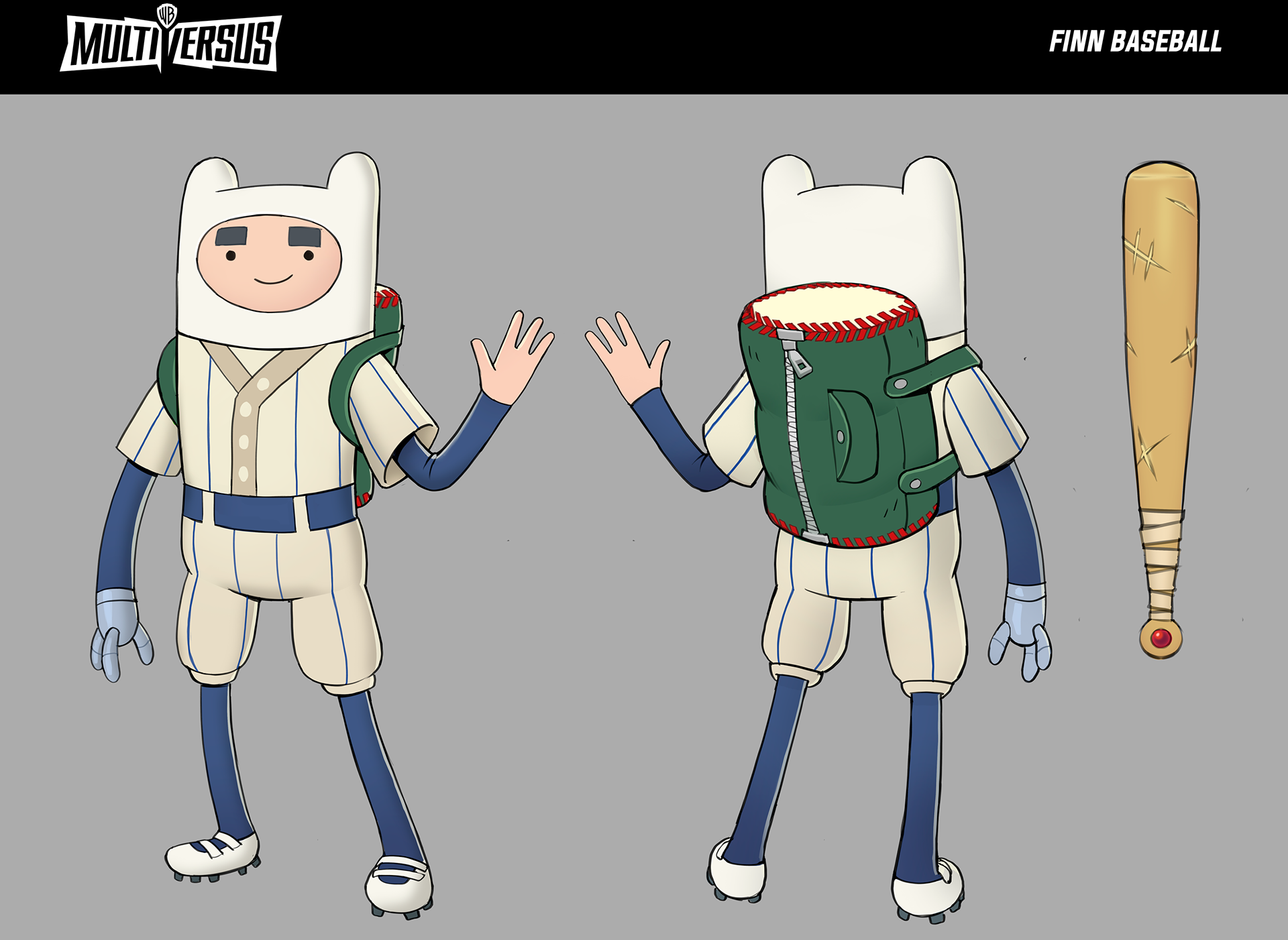 Concept Art for Finn's Baseball Skin.