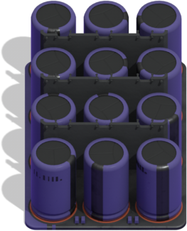 12 transistors chained together. 12 transistors chained together.