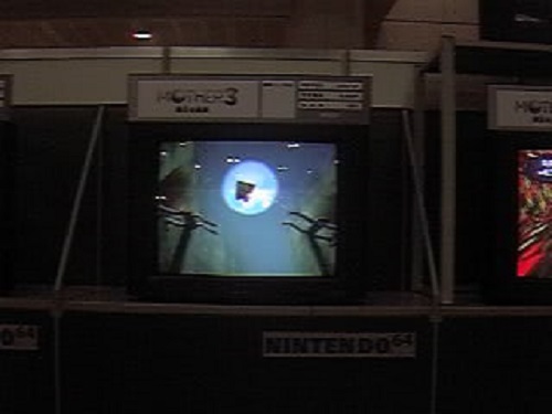The twins leap past the moon in an E.T. reference in the minecart scene, as seen in the trailer. A funky battle can be seen on the right.