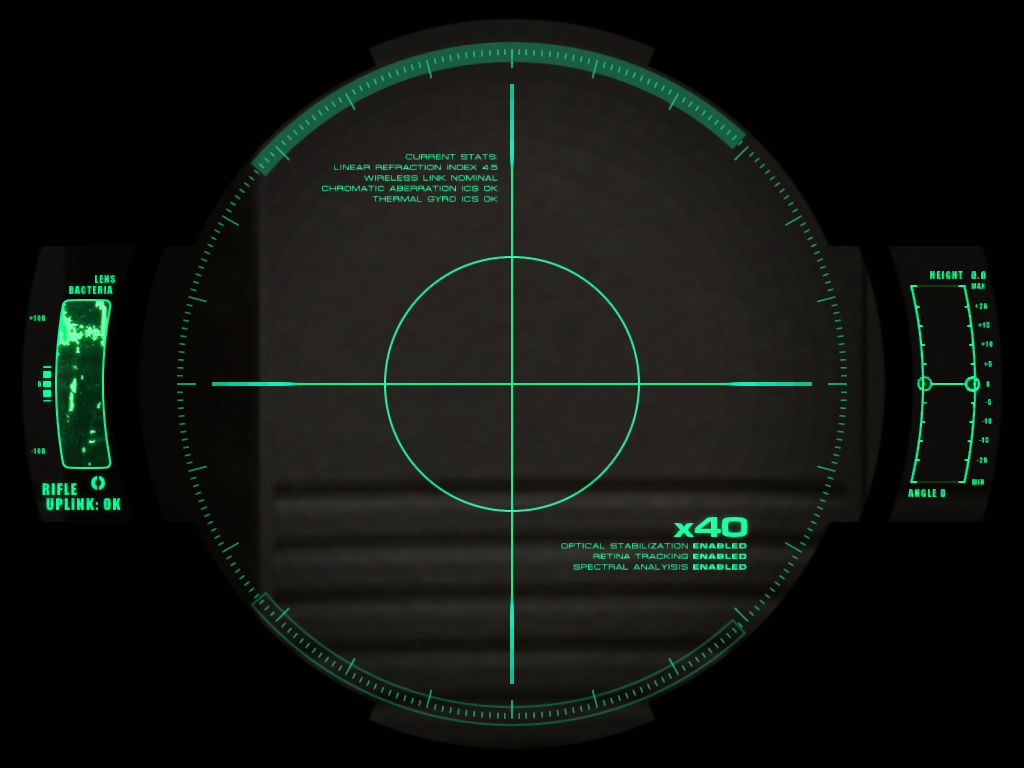 Sniper Rifle zoom level 2.