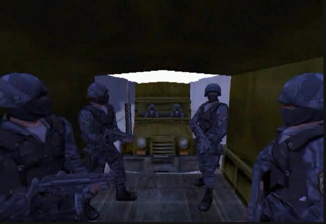 Secret War screenshot. Note the Half-Life trucks.