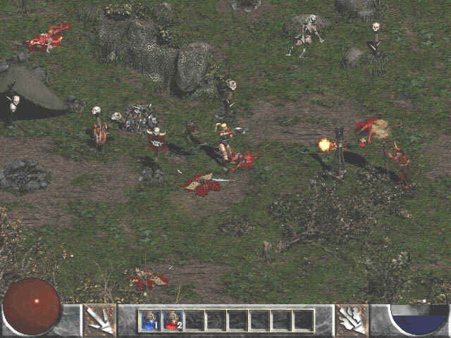 E3 1999 image. Unlit torches - a cut object - are present in this build.