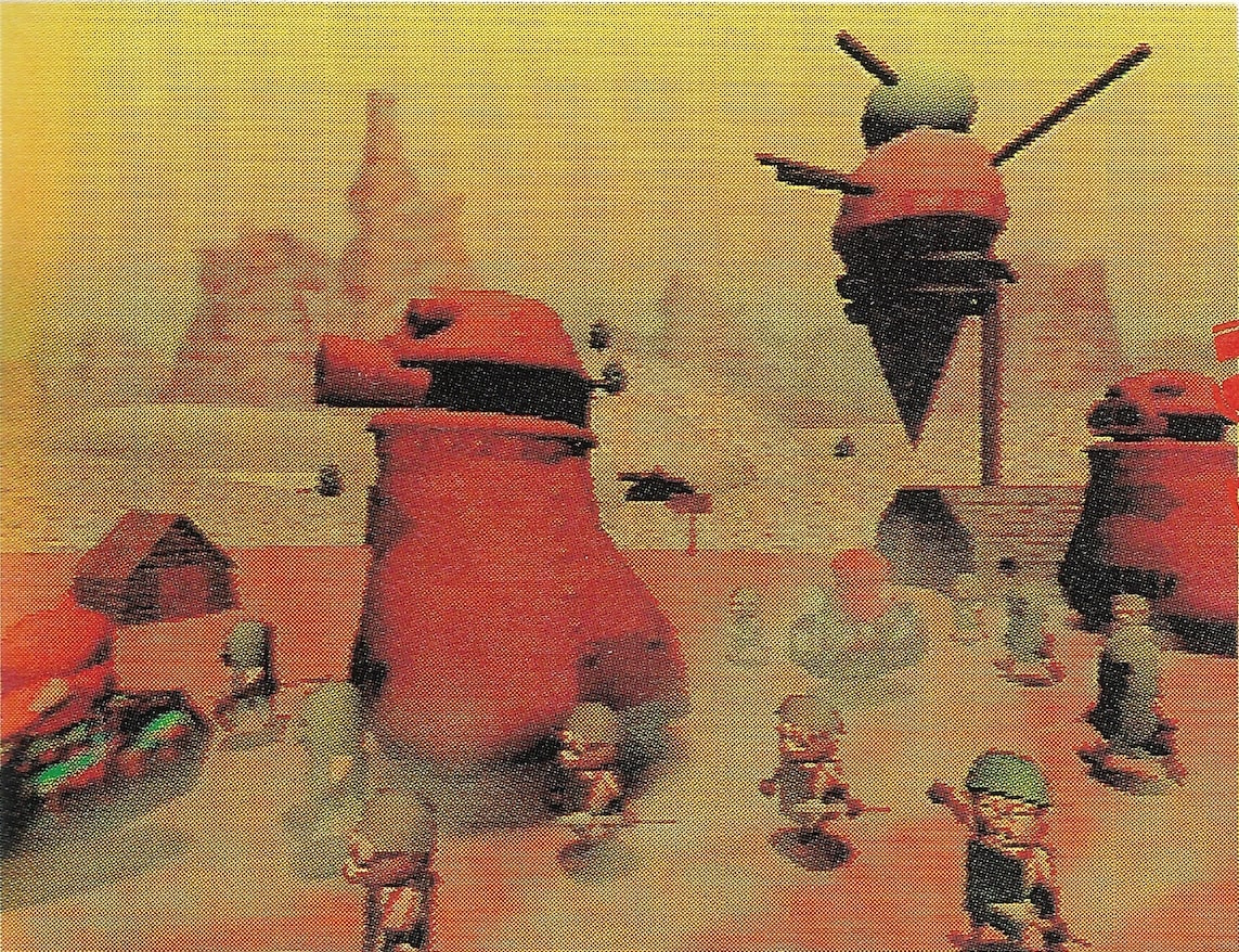 Pig Warrior Army with their drill in the desert.