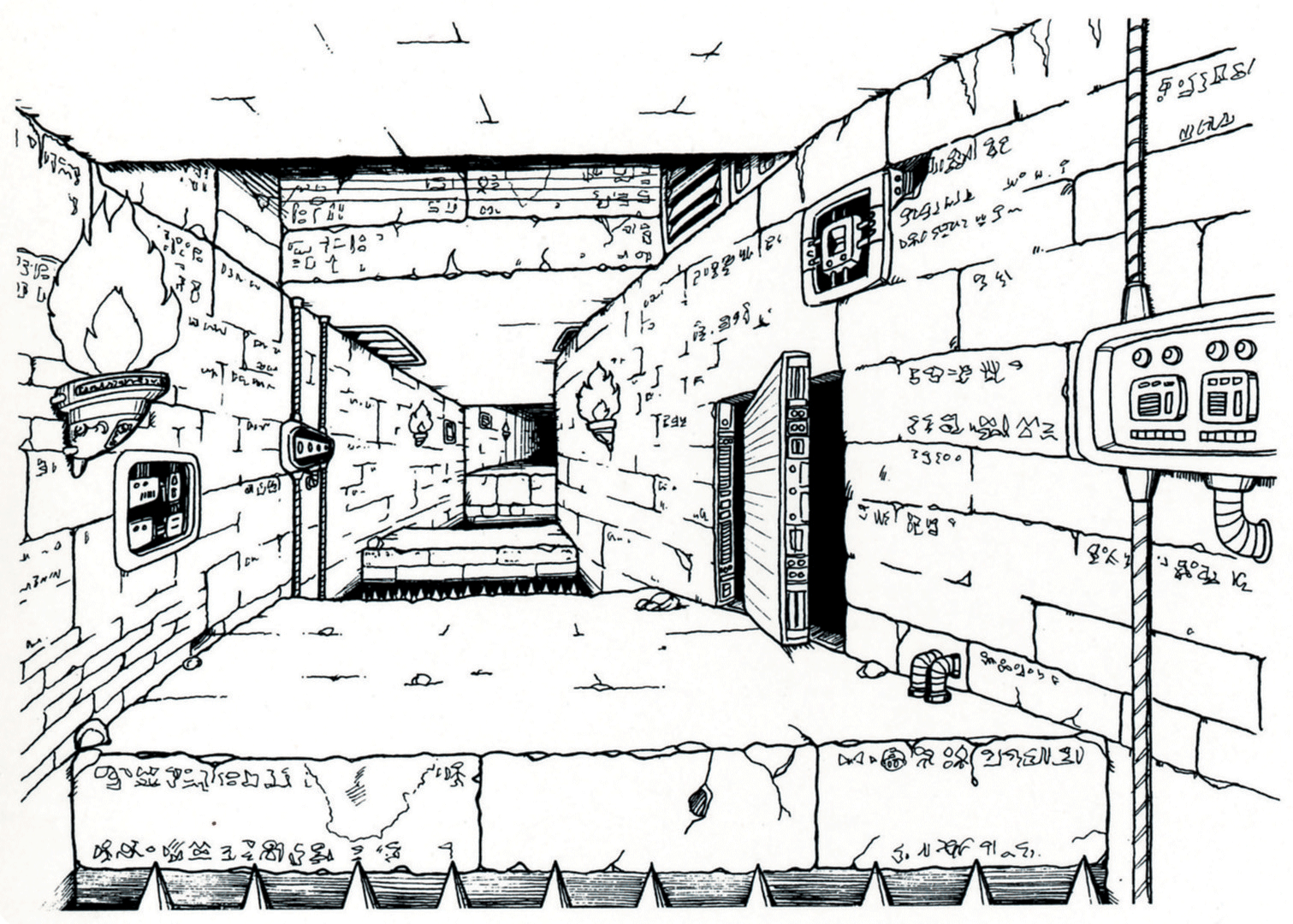Rockman4_PharaohmanStageConceptArt.png