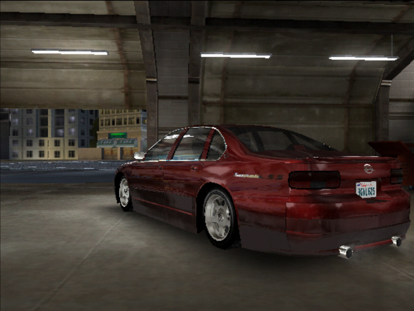 Impala SS Body Kit (Rear featuring aftermarket exhaust)