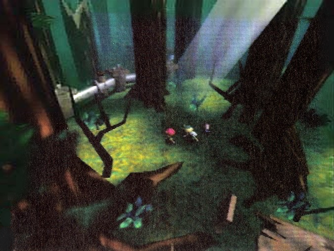 The sky beams rain down upon the party. A pipeline can also be seen. The sky beams rain down upon the party. A pipeline can also be seen.