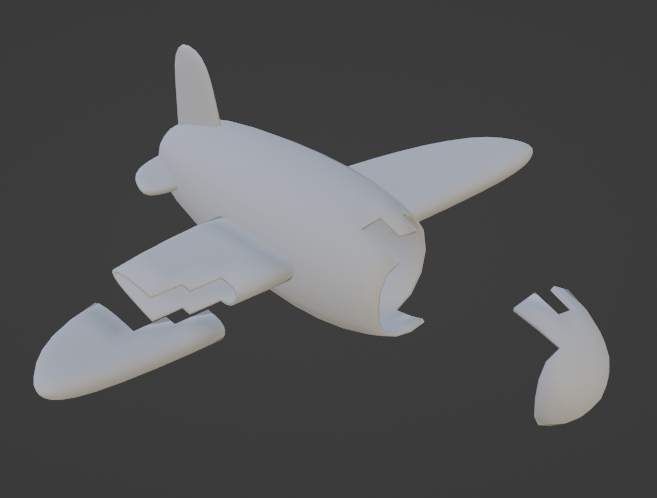 Unused crashed plane placeholder for Airborne within game files.