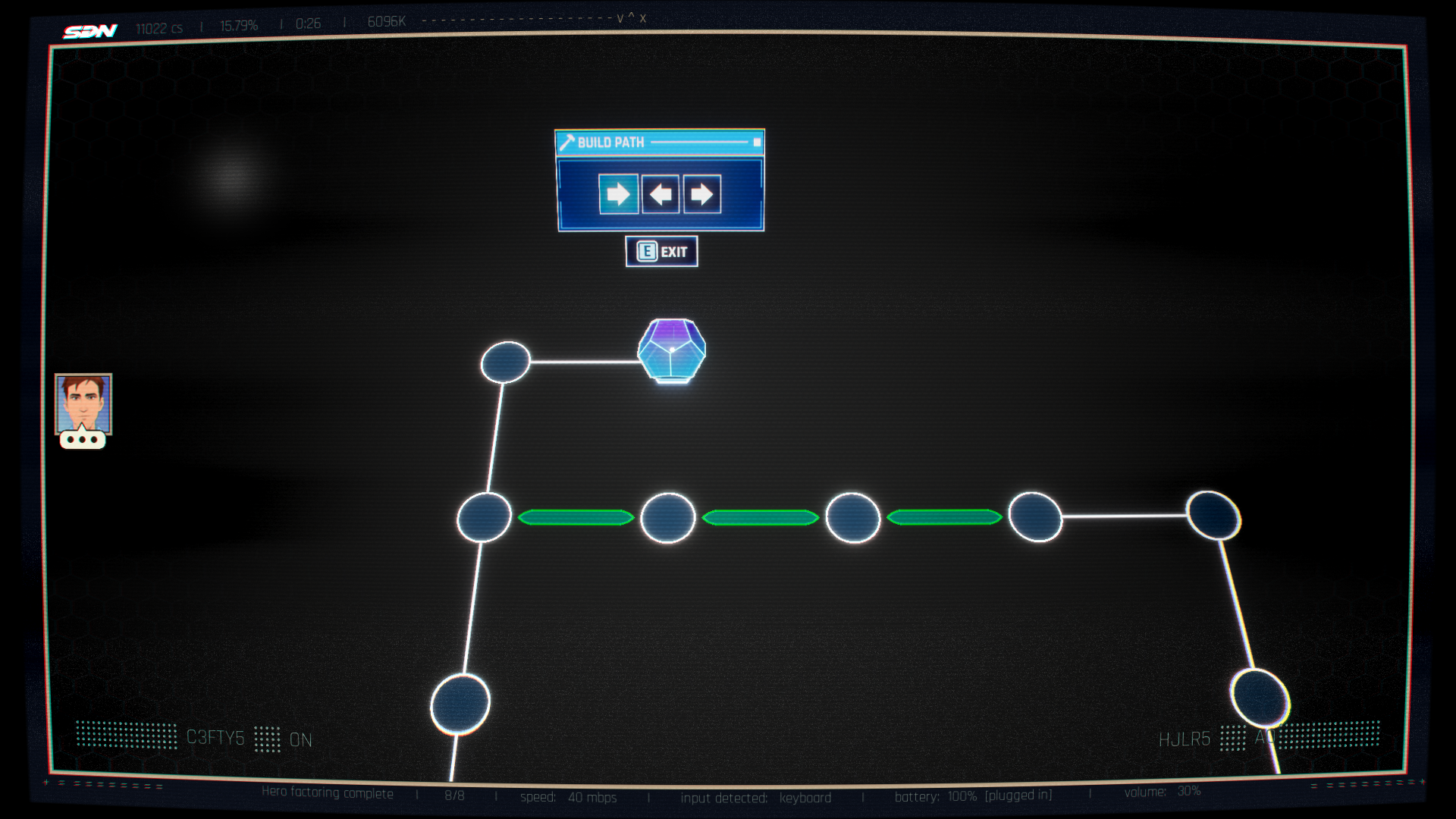 Second hackable node