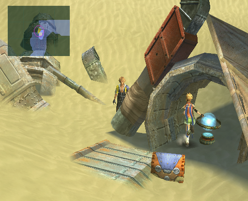 Rikku running in place. Rikku running in place.