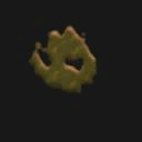 An unused blood effect, likely from shooting the creatures or being damaged by one. Judging by the blood color, it's likely that the blood belongs to Ebitan (water-based creature).