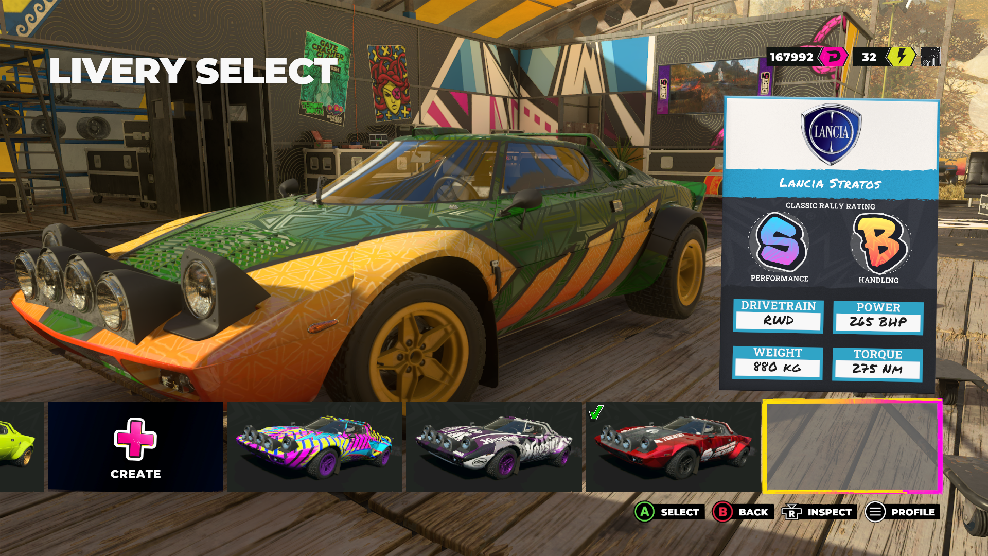 5th livery for the Stratos. 5th livery for the Stratos.