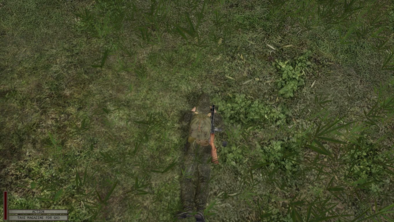 The Gewehr 43 magazine on the ground.