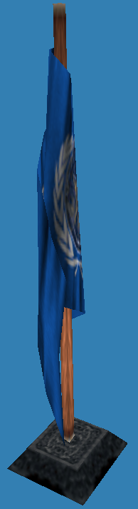 Used UN flag Used UN flag