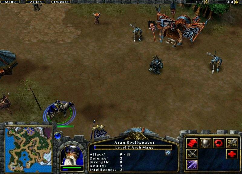A level 7 Archmage near the priest, late Alpha. A level 7 Archmage near the priest, late Alpha.