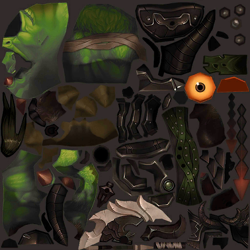 Life Ruins Guardian texture map Life Ruins Guardian texture map