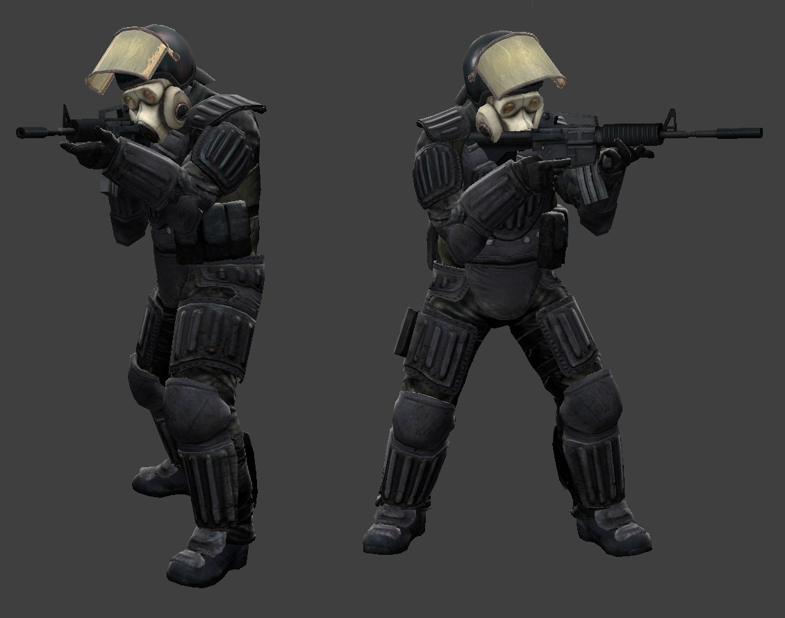 The Georgian Riot Police.