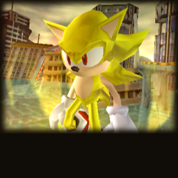 Super Sonic is never seen from this angle.