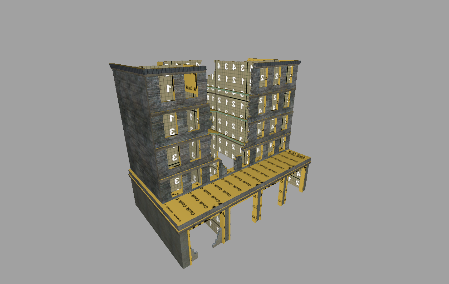 Building 4 Destroyed