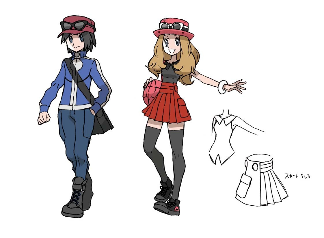 PokeXY_ConceptArt_主人公男女.png