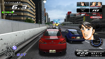 In-game tutorial image showing Ishida racing in his RGT In-game tutorial image showing Ishida racing in his RGT