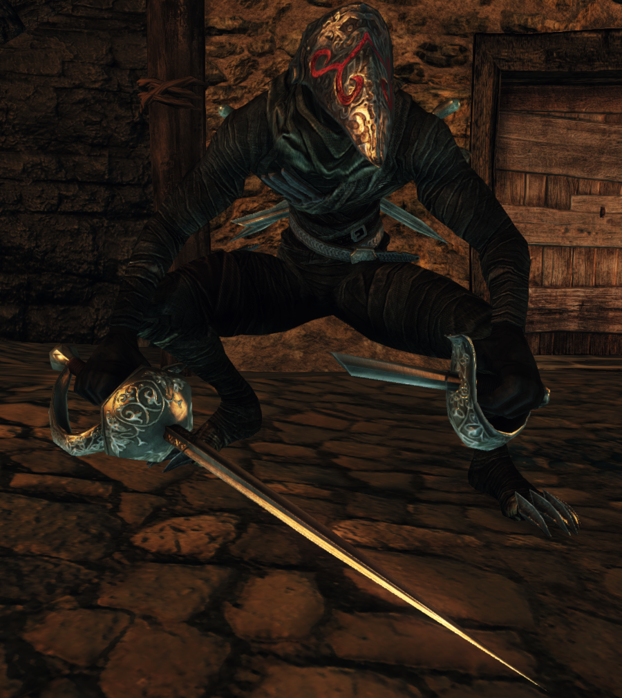 Suspicious Shadow - (Dual Swords) Suspicious Shadow - (Dual Swords)
