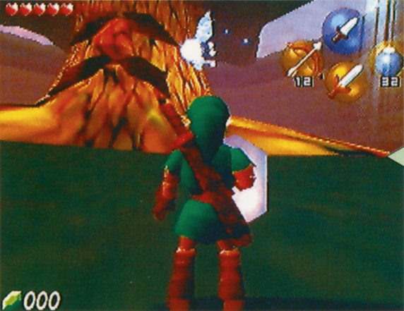 妖精の木の前に立つリンク - Link standing in front of the Fairy Tree